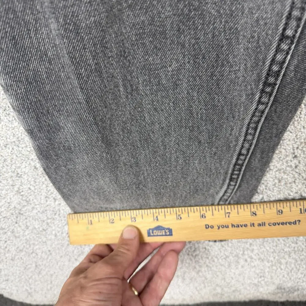 Levis 550 '92 Jeans Mens 34x32 Gray Relaxed Tapered Denim Charcoal Wash